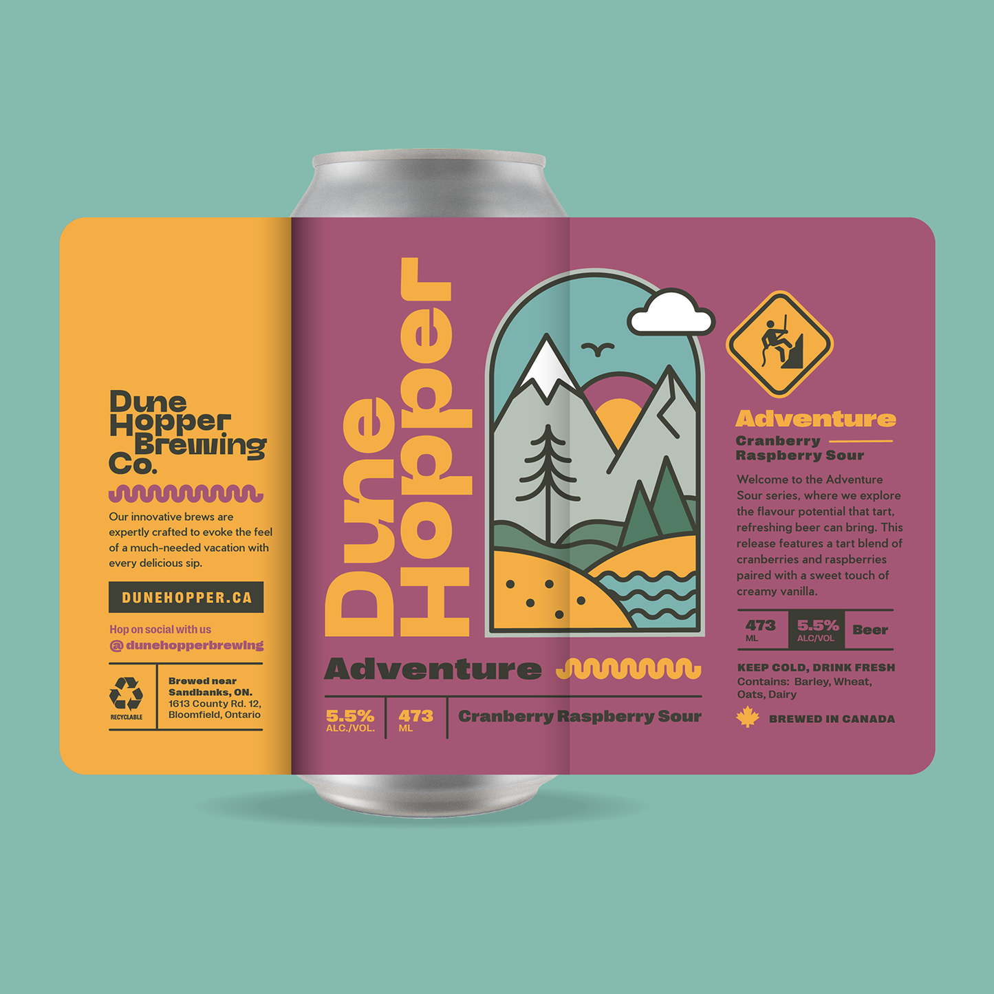 Adventure - Cranberry Raspberry Sour with Vanilla