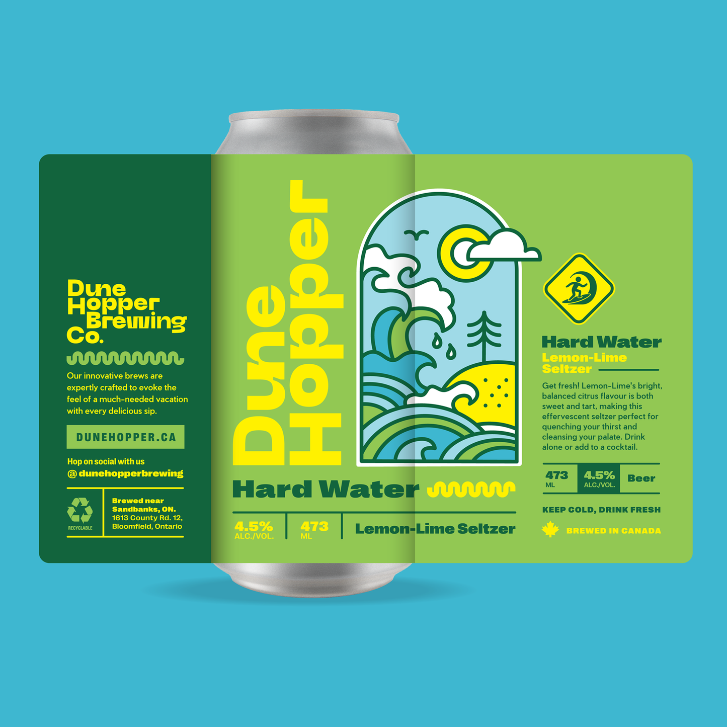 Hard Water - Lemon-Lime Seltzer